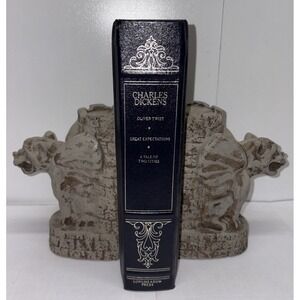 Gargoyle‎ Concrete Stone Bookends Castle Guardian Dragons Medieval